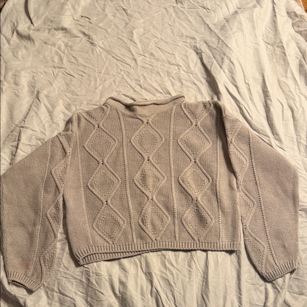 Forenza Women's Cowl Neck Sweater - Cream SZ S-READ!
